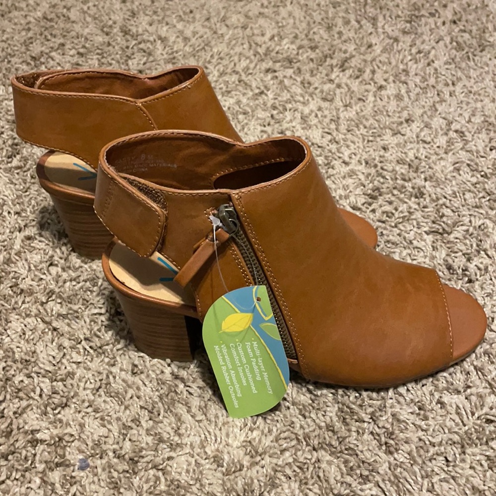 Open toe heels